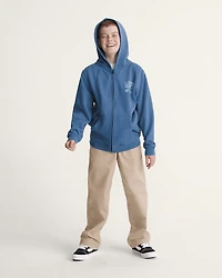 Kids Rippled Zip Hoodie