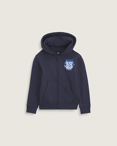 Little Kids Dizzy Bear Zip Hoodie