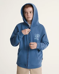 Kids Rippled Zip Hoodie