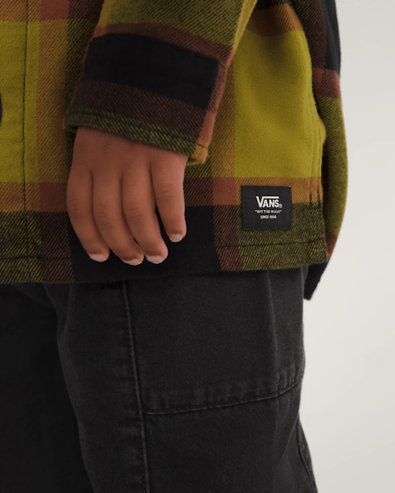 Little Kids Larkspur Plaid Flannel Shirt