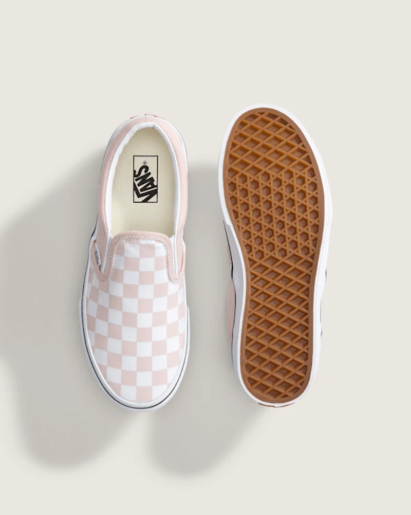 Big Kids Classic Slip-On Checkerboard Shoe