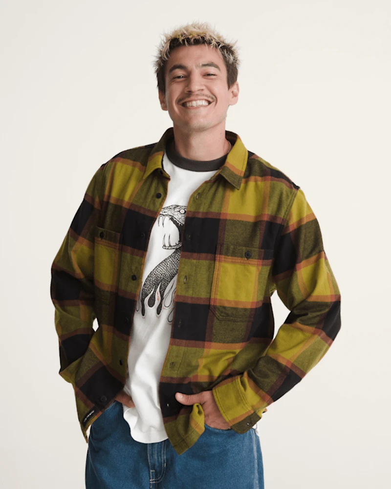 Larkspur Plaid Flannel Shirt