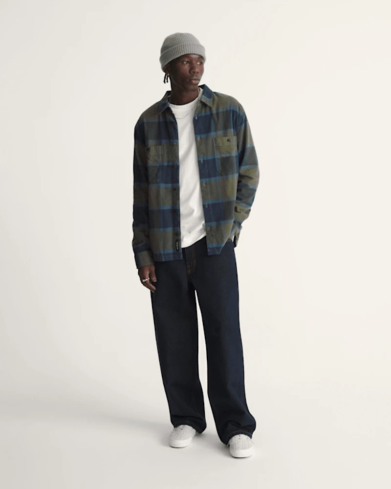 Check-5 Baggy Denim Pants