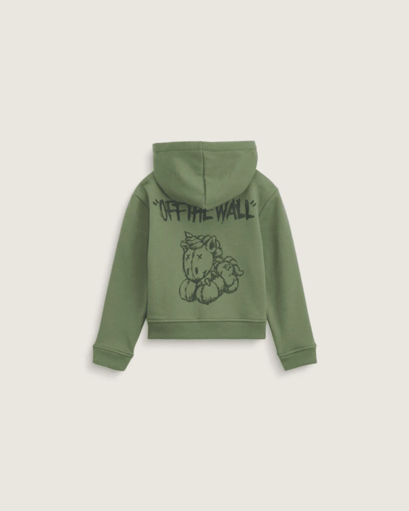 Little Kids Unicorn Zip Hoodie