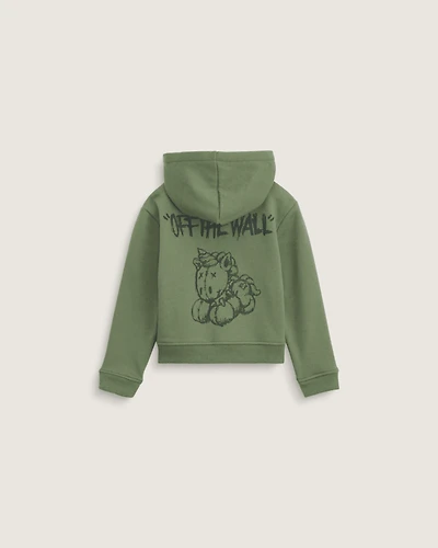 Little Kids Unicorn Zip Hoodie