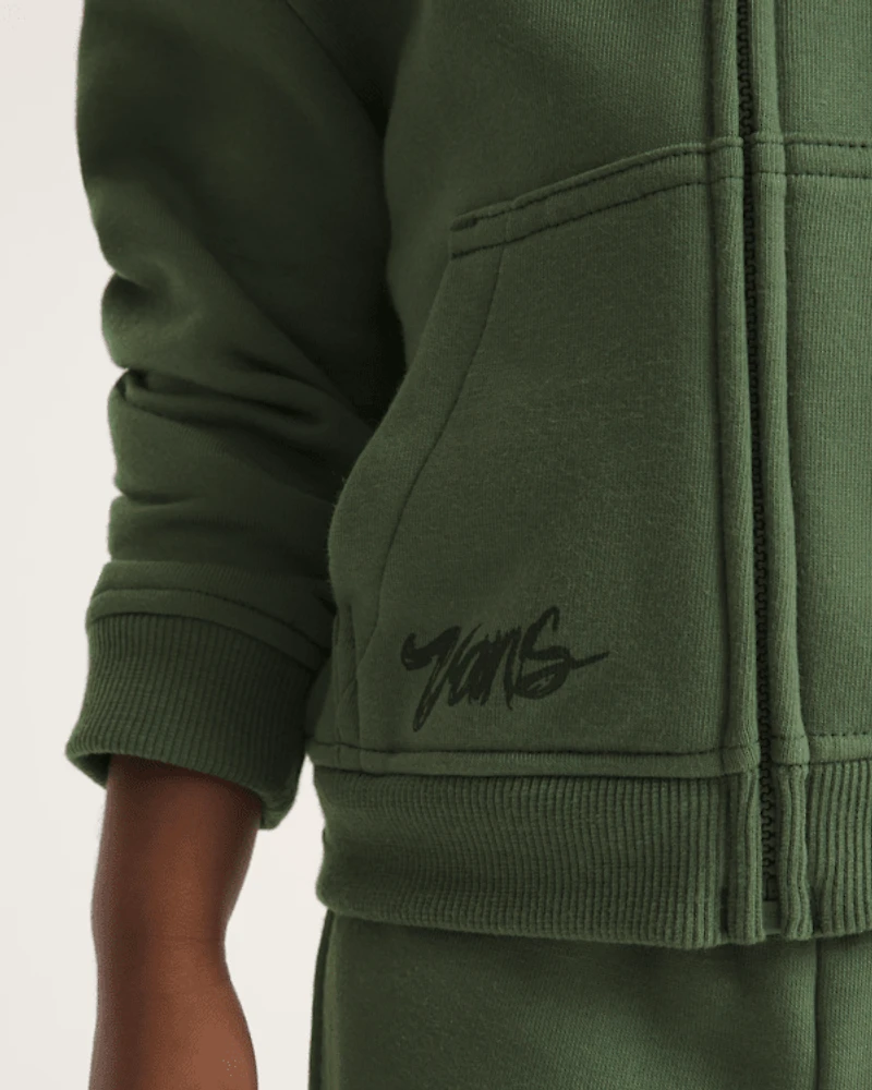 Little Kids Unicorn Zip Hoodie