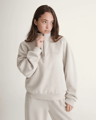 Script Logo Mock Neck Sweatshirt