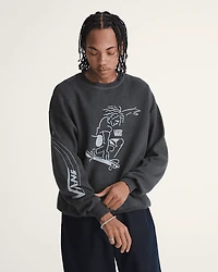 Waffle Shop Skate Crest Crewneck Sweatshirt