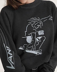 Waffle Shop Skate Crest Crewneck Sweatshirt
