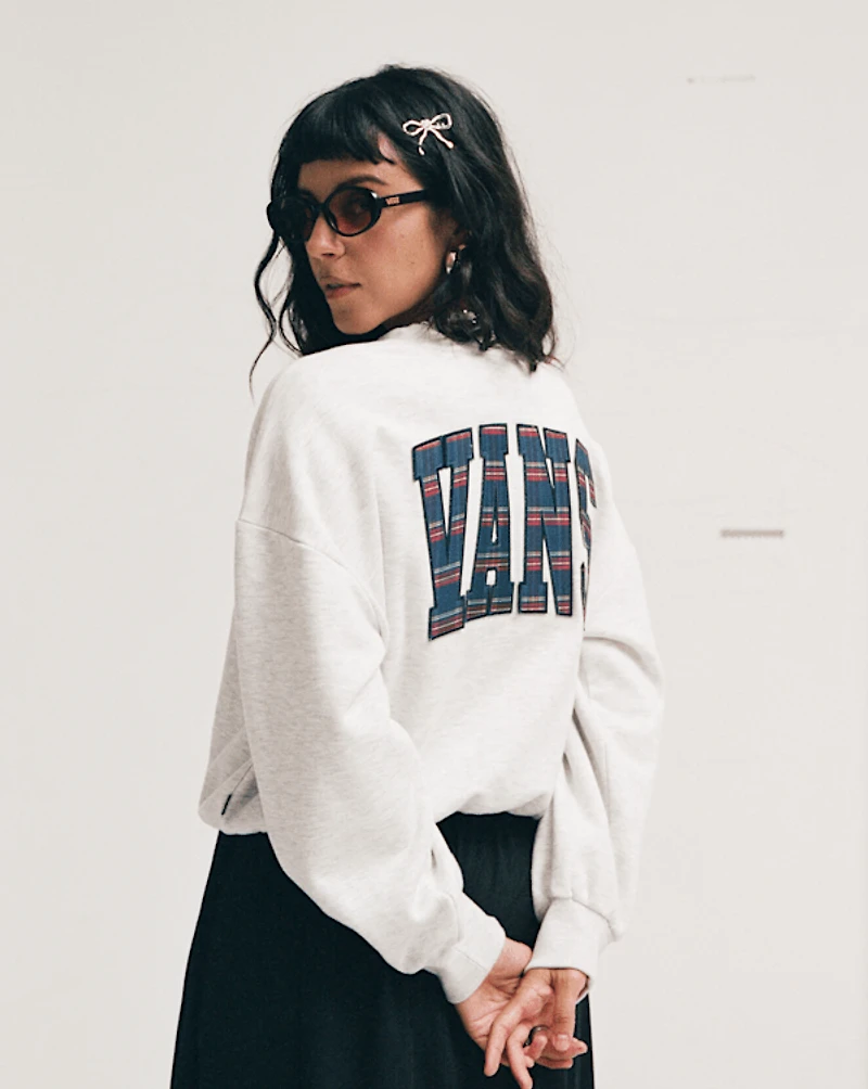 Tartan Up Retro Crew Sweatshirt