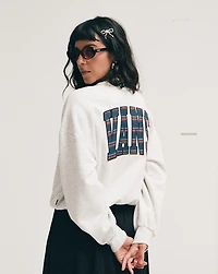 Tartan Up Retro Crew Sweatshirt