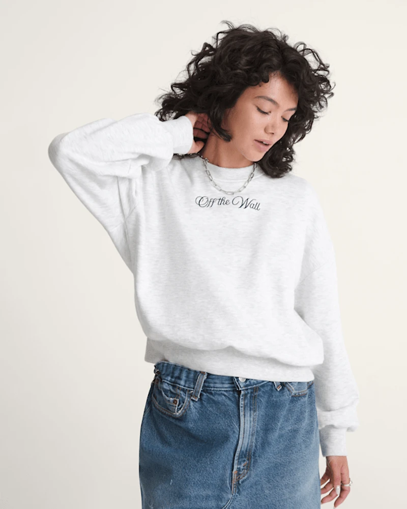 Tartan Up Retro Crew Sweatshirt