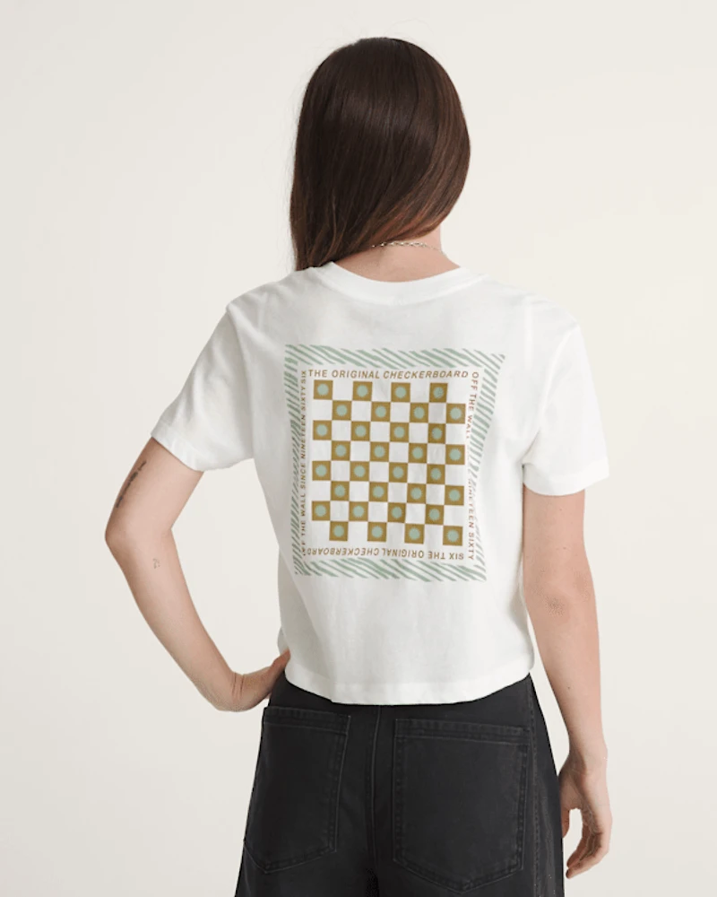 Sunny Checkerboard Crop T-Shirt