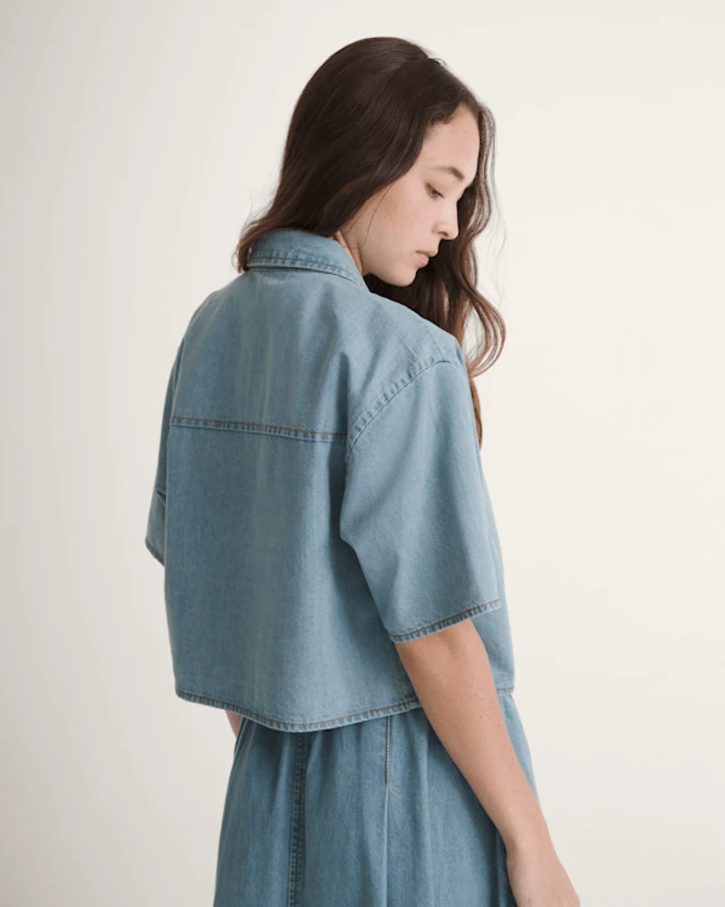 Wren Denim Button Up Shirt