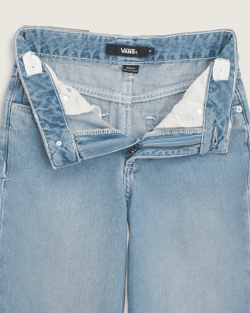 Kids Sirelle Denim Puddle Pants