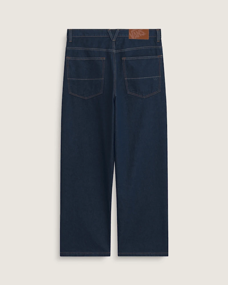 Premium Check-5 Loose Denim Pants