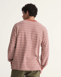 Wesley Stripe Long Sleeve Knit Shirt