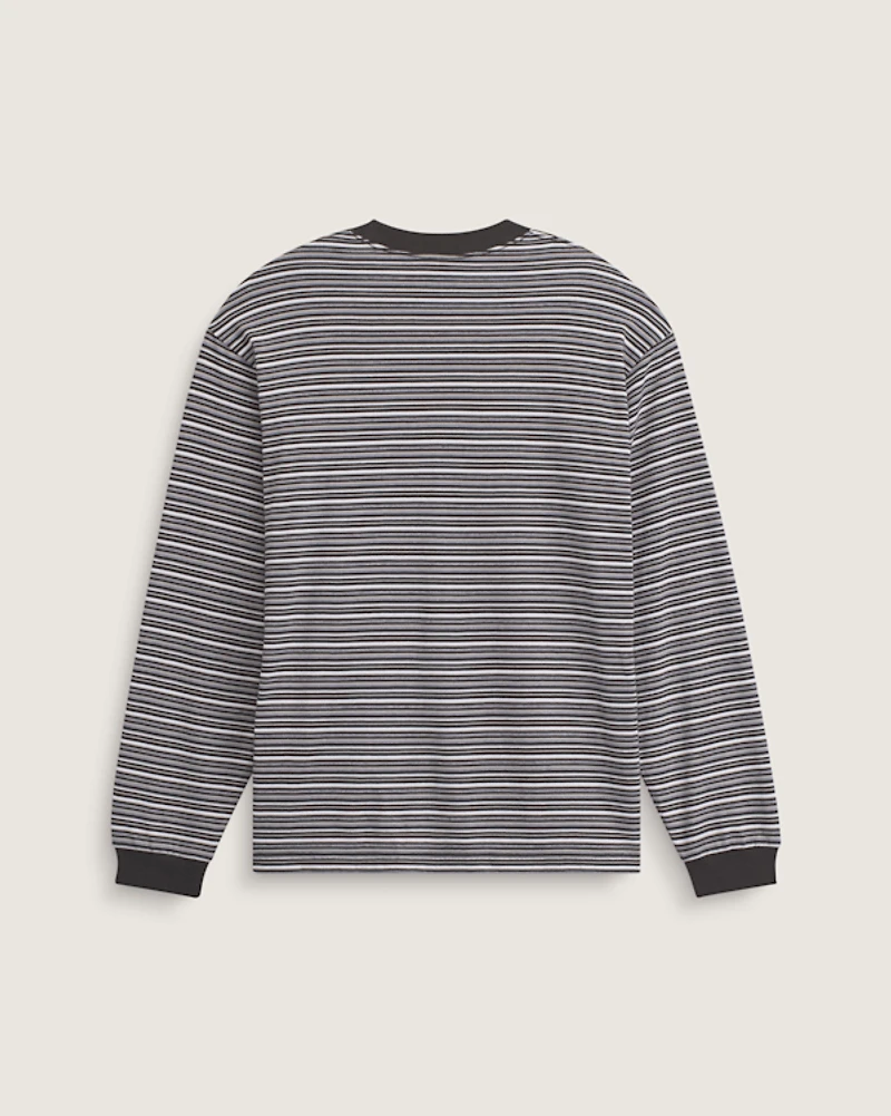 Wesley Stripe Long Sleeve Knit Shirt
