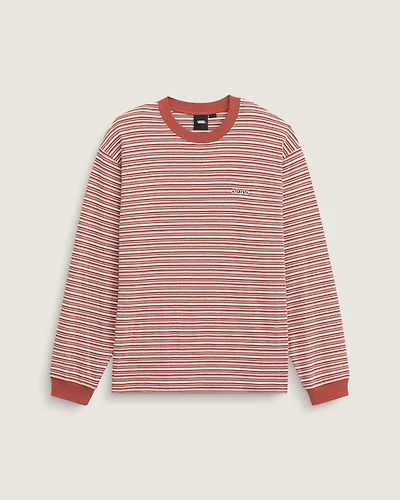 Wesley Stripe Long Sleeve Knit Shirt
