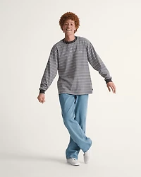 Wesley Stripe Long Sleeve Knit Shirt