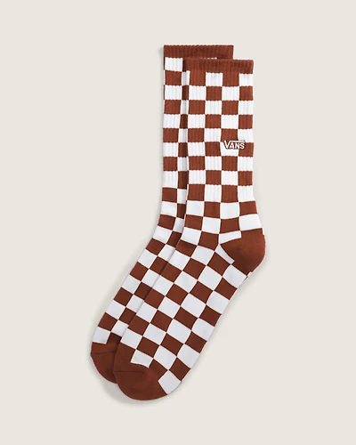 Checkerboard Crew Socks
