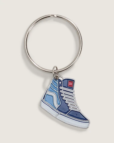 Waffle Shop Blue Block Sk8-Hi Keychain