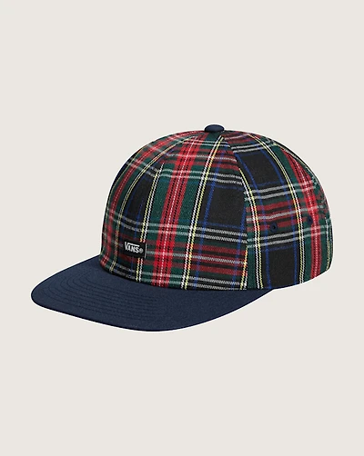 Drop V Plaid Jockey Hat