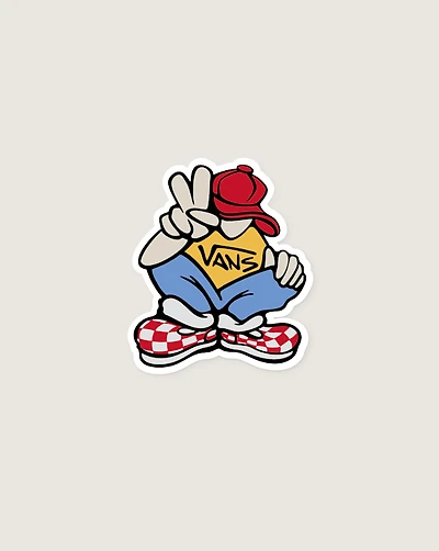 Waffle Shop Cap & Checks Character Sticker Sheet