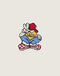 Waffle Shop Cap & Checks Character Sticker Sheet