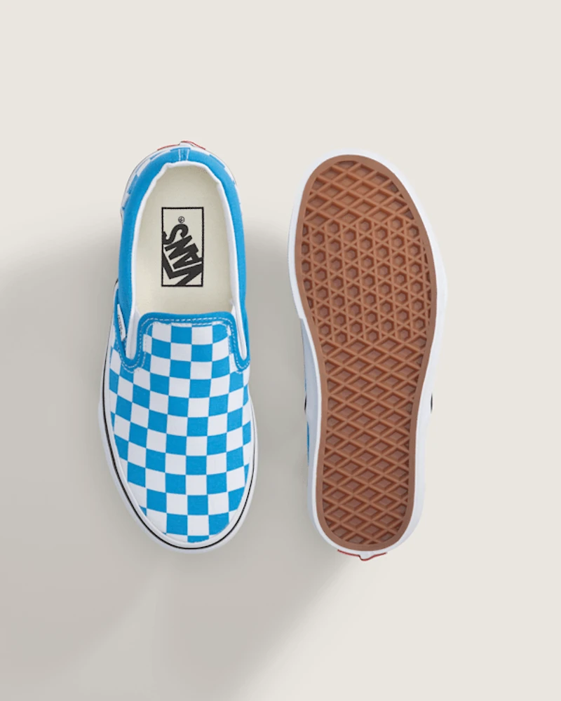 Big Kids Classic Slip-On Checkerboard Shoe