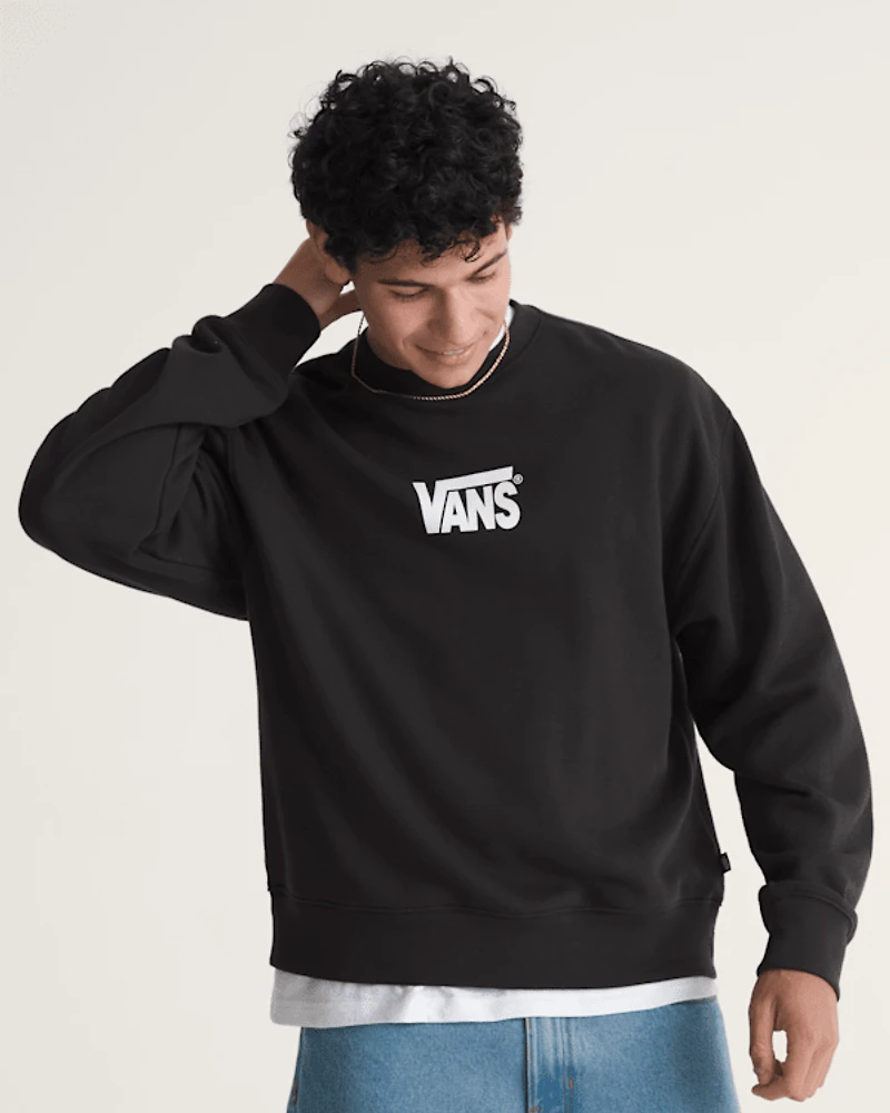 Stretch Logo Crew Sweatshirt