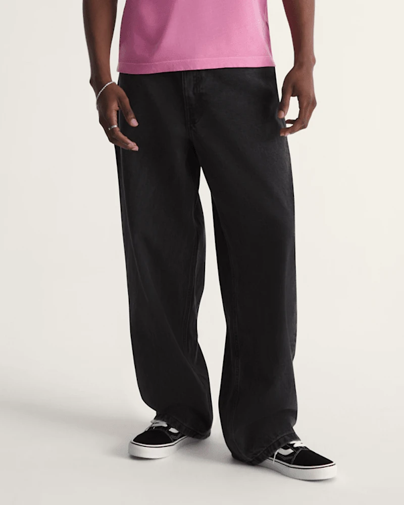 Check-5 Baggy Denim Pants