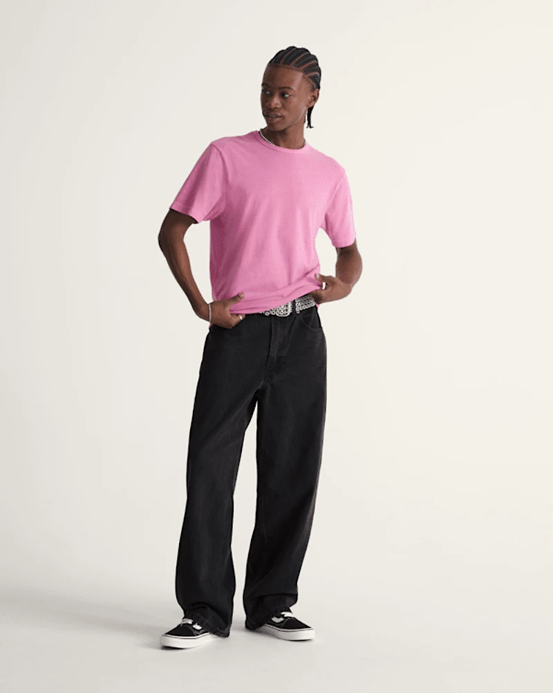 Check-5 Baggy Denim Pants