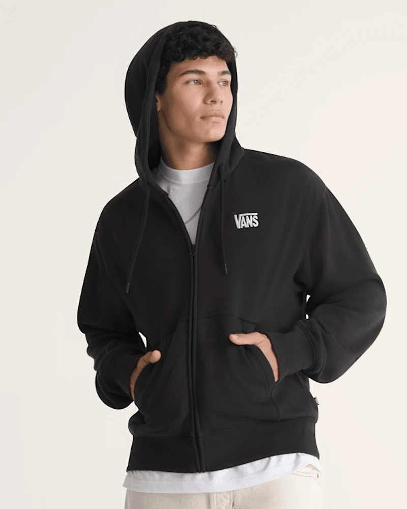 Stretch Logo Zip Hoodie