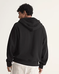 Stretch Logo Zip Hoodie