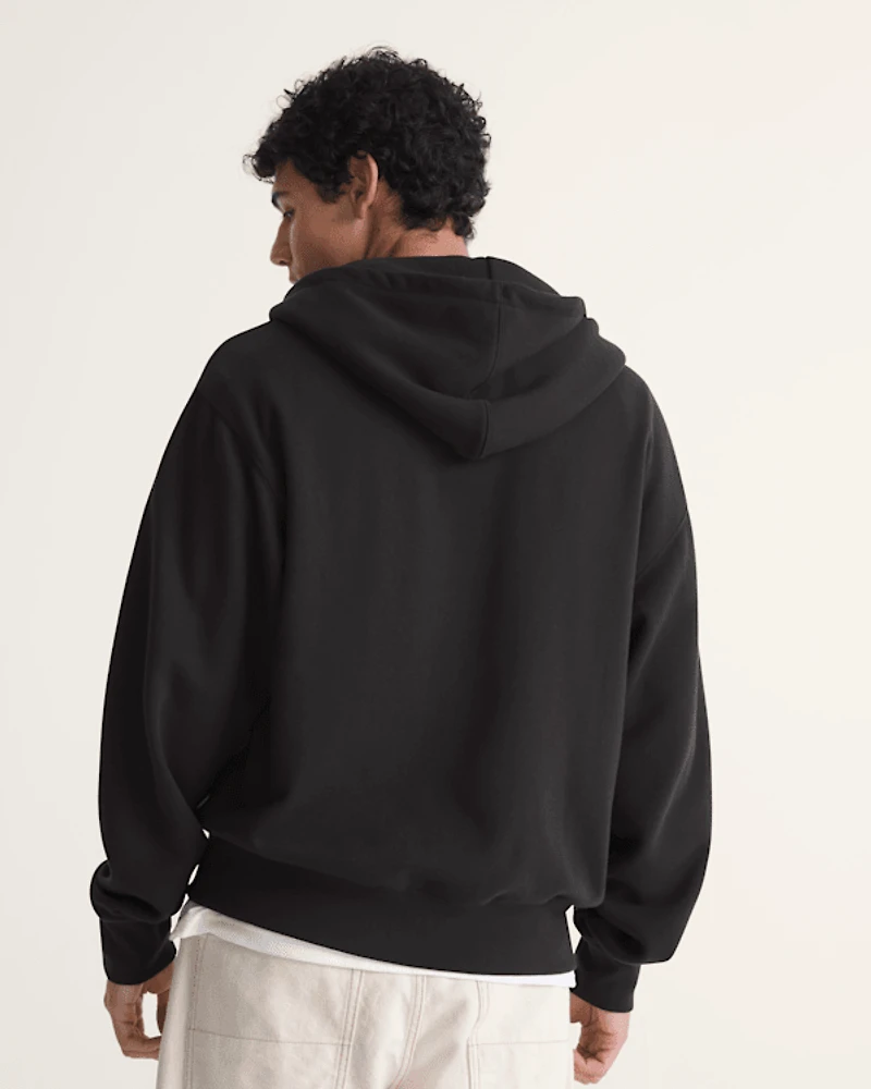 Stretch Logo Zip Hoodie