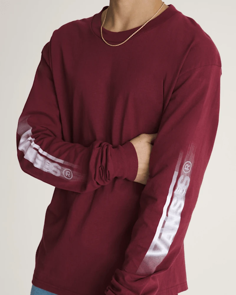 Blur Drop Long Sleeve T-Shirt