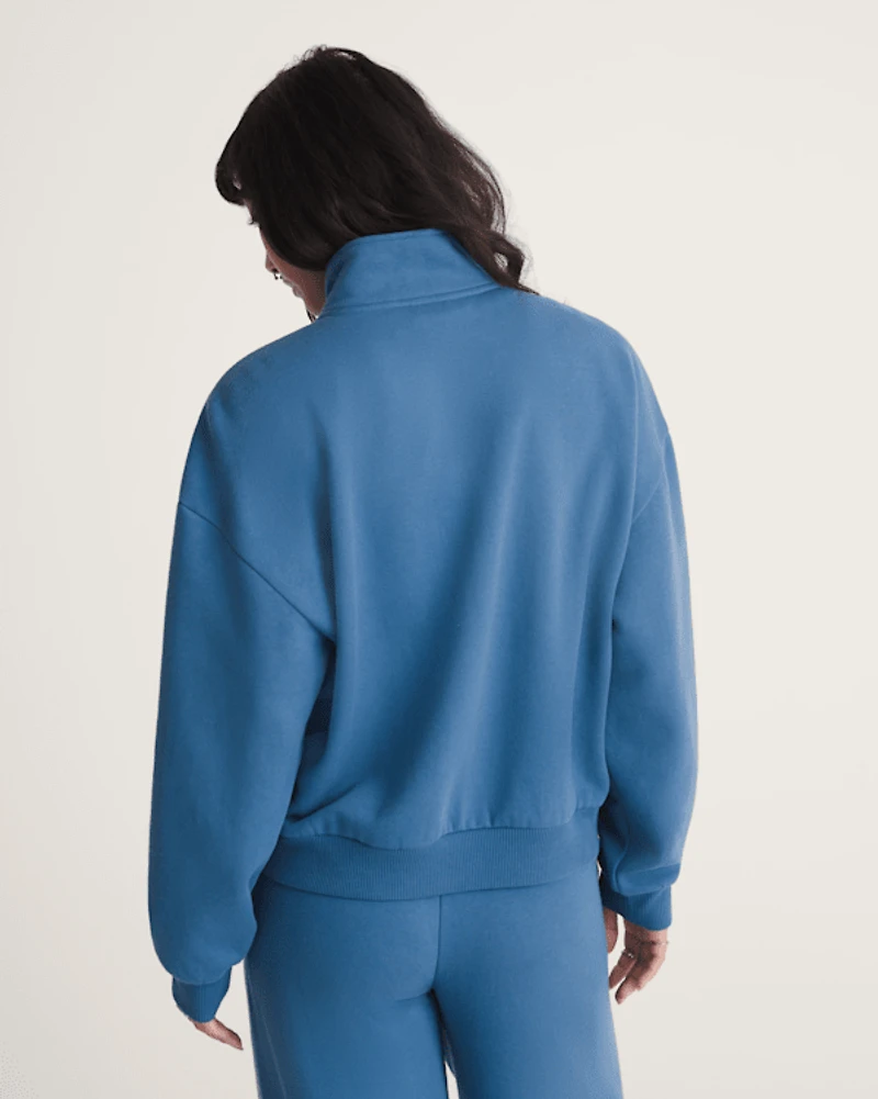 Script Logo Mock Neck Sweatshirt
