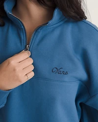 Script Logo Mock Neck Sweatshirt
