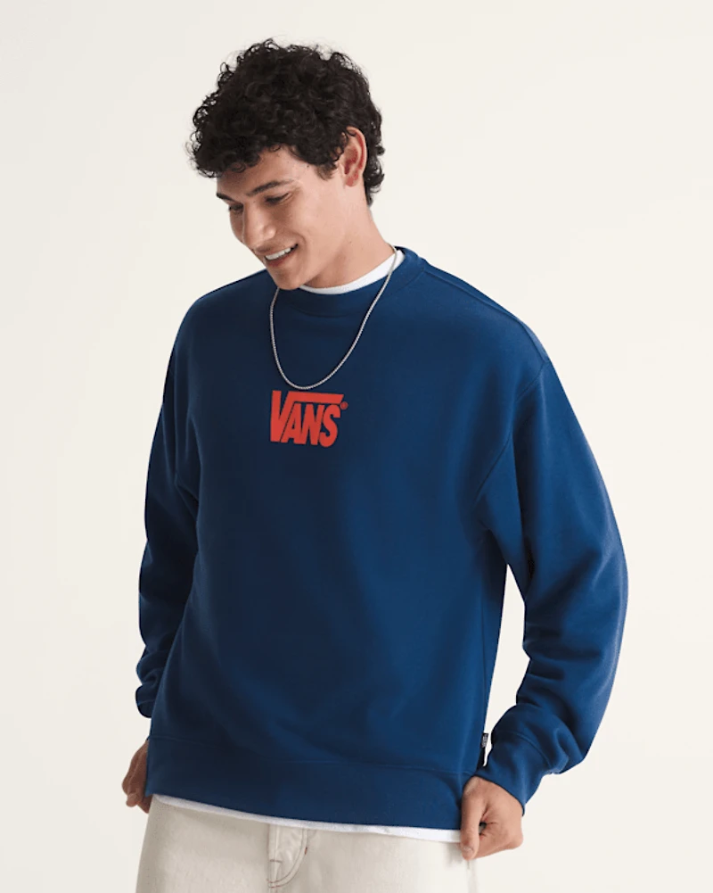Stretch Logo Crew Sweatshirt
