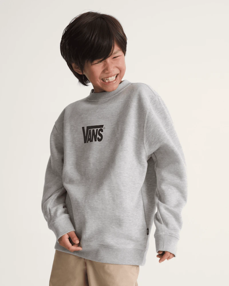 Kids Stretch Logo Crew Sweatshirt