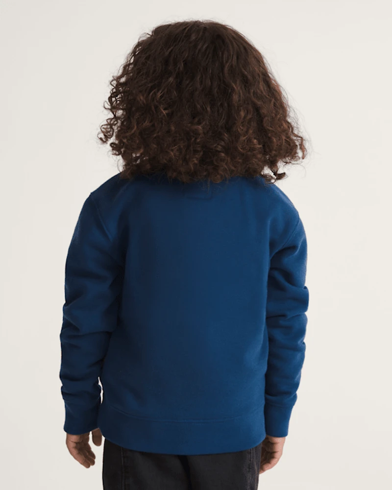 Little Kids Stretch Logo Crew Sweatshirt