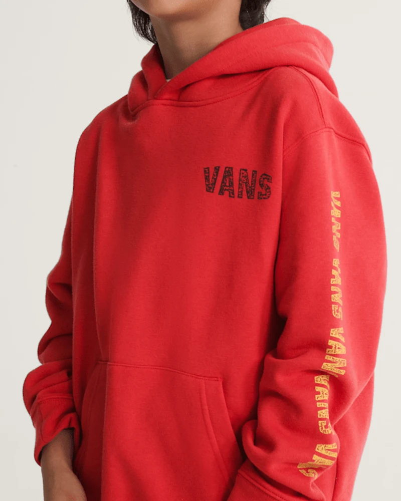 Kids Racing Flames Pullover Hoodie