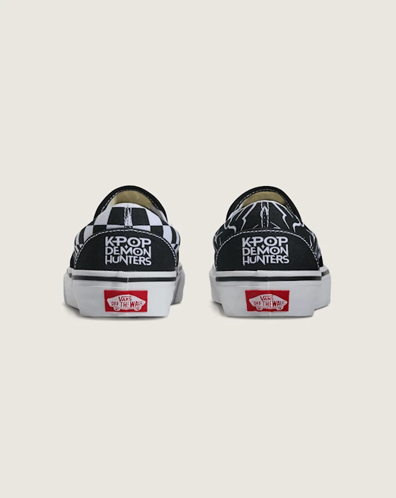 KPop Demon Hunters x Vans Big Kids Classic Slip-On Shoe