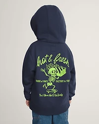 Little Kids Hot and Fresh Pullover Sweatshirt