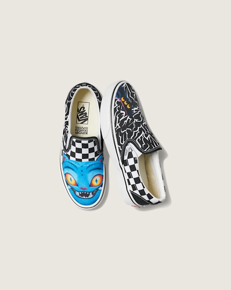 KPop Demon Hunters x Vans Big Kids Classic Slip-On Shoe