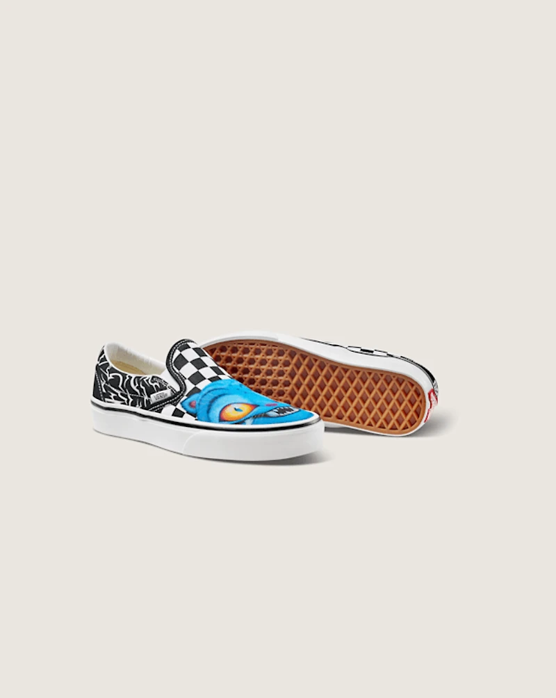 KPop Demon Hunters x Vans Big Kids Classic Slip-On Shoe