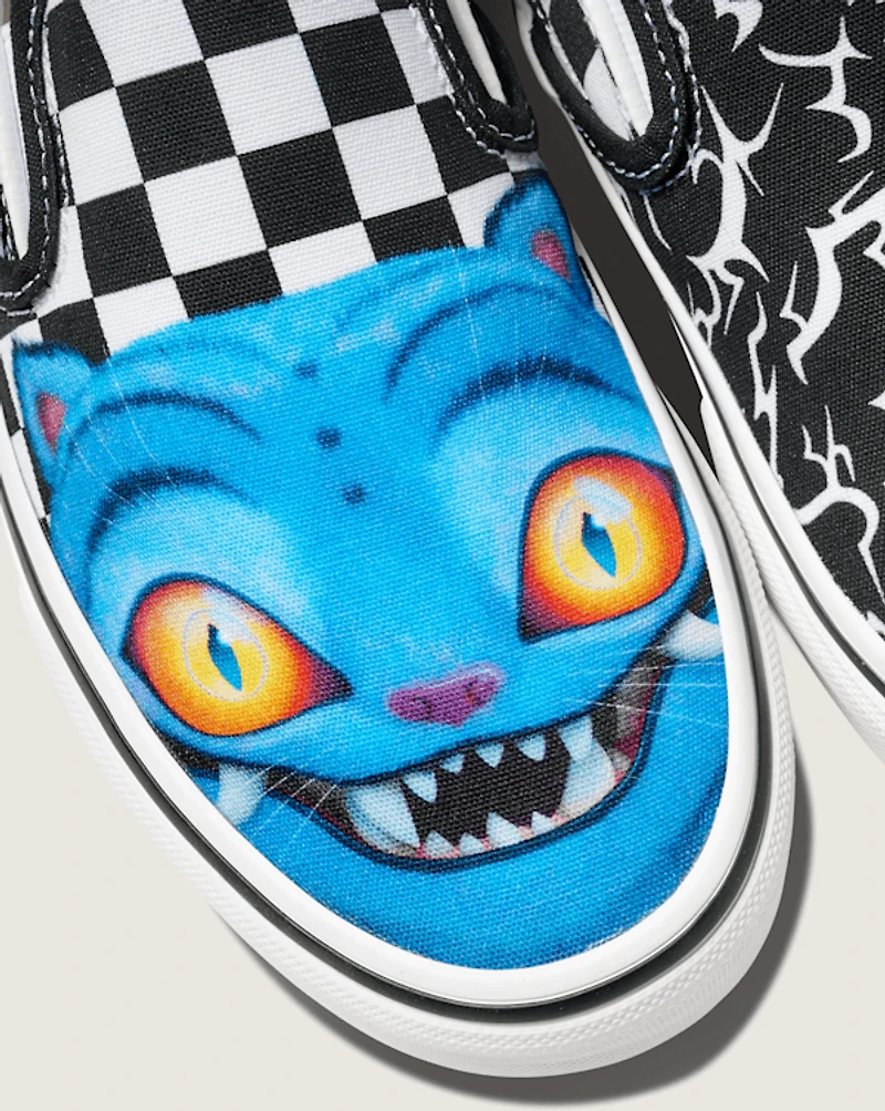 KPop Demon Hunters x Vans Big Kids Classic Slip-On Shoe