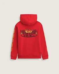 Kids Racing Flames Pullover Hoodie