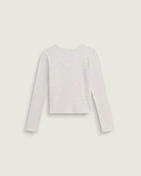 Kids Teri Confetti Rib Long Sleeve Shirt